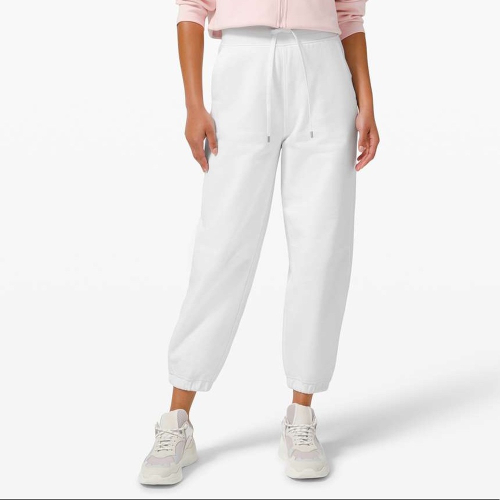 Relaxed Fit Super High Rise French Terry Jogger
